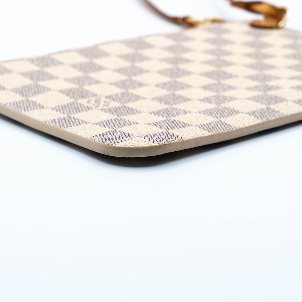 Louis Vuitton Damier Azur Neverfull MM GM Pochette Rose Ballerine - Picture 5 of 7